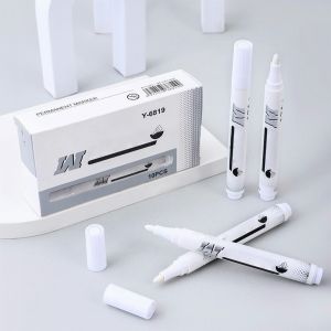 BabyShop-A121 Spidol Putih Pena Graffiti Tinta Permanen Tahan Air Tidak Luntur / Spidol Marker Putih