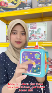 Mainan Anak ACTIVITY CUBE BOX Mainan Edukasi Anak Montessori Activity Perempuan Laki Laki