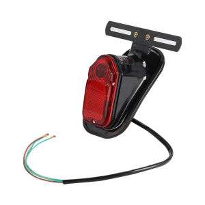 Motorcycle Tombstone Rear Tail Light License Plate Brake Lamp Taillights For Harley Honda Bobber Chopper Yamaha Custom Touring