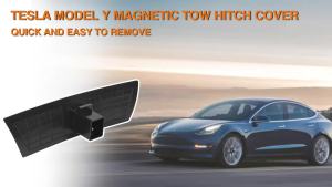 Magnetic Hitch Cover For Tesla Model Y (North America) Quick and Easy to Remove