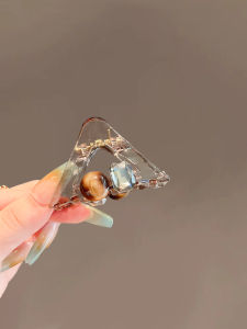 Medium Size Hair Claw Clip: 2024's Must-Have Women's Triangle Shark Bite Updo Accessory