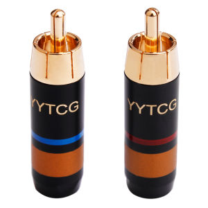 YYTCG | Plated Gold High Fidelity Audio RCA Connector