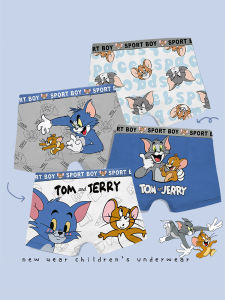 Boys Cotton Underwear Breathable Thin Cartoon Boxer Shorts Anti-static Antibacterial Moisture Wicking Home Wear Comfortable Briefs