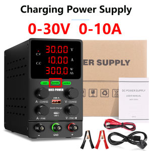 Smart DC Power Supply with Auto Stop Charging&Reverse Polarity ProtectionAdjustable Lab Bench Power Supply for Battery Charging