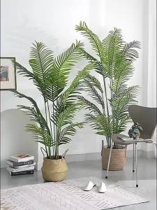Free Flower Pots: Tropical Plant Decoration with 94cm Artificial Palm & 24PCS Artificial Plant