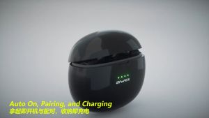 ORI AWEI LCD NUMBER DISPLAY HIFI MUSIC STEREO 5.0 TWS WIRELESS EARPHONE ORIGINAL BLUETOOTH EARBUDS MURAH EARFON HEADSET AURORAMART