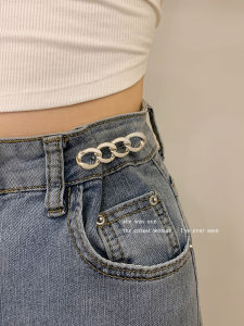Adjustable Jeans Waist Buckle Fashion Pin Fixed Clothing Size Regulation Clasp Womens Accessory Fresh Outing Rovedcity