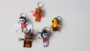 พวงกุญแจตุ๊กตาวูดู Handmade | ของแต่งกระเป๋า | ของขวัญไม่ซ้ำใคร สไตล์ Gothic Halloween #2