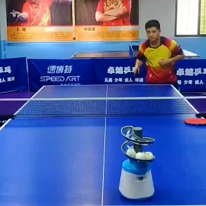 Table Tennis Launcher Ping Pong Ball Machine Table Tennis Robot Automatic Ball Launcher Machine for Athletes Beginners