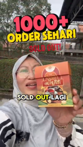 Herbaluxe Teh Qust al-Hindi Original - Cough Phlegm Throat - Akar Costus + Cinnamon + Roselle (1 Kotak 15 Sachet)