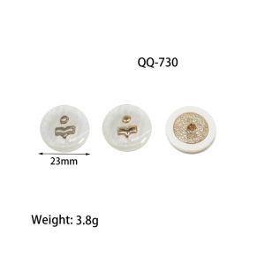 Set 5 nút áo nhựa Resin thời trang mới dành cho áo vest áo sơ mi...QQ-730 23mm#ssl_accessories