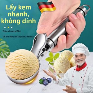 Muỗng Đào Kem Đa Năng 304 Thép Không Gỉ