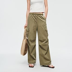 PEACEBIRD | Loose Silhouette Workwear Trousers