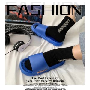 KDAShop 🔥 รองเท้าแตะมินิมอล รองเท้าสไตล์เกาหลี รองเท้าแตะพื้นหนา นิ่มฟิน ดีเทลแต่งลายด้านข้าง เพิ่มกิมมิคลายแก้ปวดเท้า ด้านใน