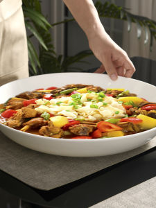 Large Deep Ceramic Plate