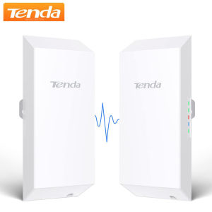 Tenda | Tenda O1 Outdoor Access Point 300Mbps Long Range Smart Manage Router CPE 2.4GHz PoE Wireless Bridge 8dBi Transmission Waterproof