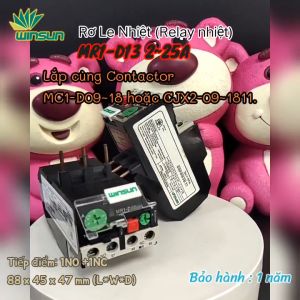 Rơ Le Nhiệt (Relay nhiệt) Winsun MR1-D13