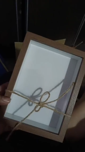 3CM Depth Hollow Frame Dry Flower Frame Handcraft Decoration 3D Wooden Frame For DIY Bingkai gambar 中空相框