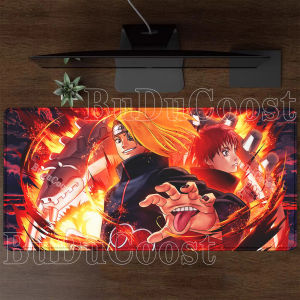 Bandai | Mouse Pad Anime Naruto Hatake Kakashi Itachi Uchiha Large Office Nonslip Desk Mat Keyboard HD printing Gaming overlock Mousepad