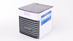 penyejuk udara HUMI Air Cooler Mini Fan AC Kipas Penyejuk Ruangan 400ml - K-F009 putih Taffware