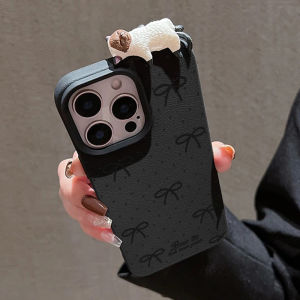 เคสลายแมวน่ารักแบบ 3 มิติ สำหรับ iPhone 17 Pro Max 16 15 11 12 13 14 Pro Max 15 16 Plus 17 Air  วัสดุหนังนิ่ม ป้องกันการกระแทก