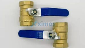 Xximos 1/2" 3/4" 1" Gate Valve Fixtures Plumbing Valves Rotate 90 Degrees Full Switch