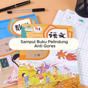 Alobeauty - Sampul Buku Pelajaran Bahan Dengan Perekat Plastik Matte Transparan Pelindung Buku Paket Book Cover Anti Air Anti Noda Anti Gores