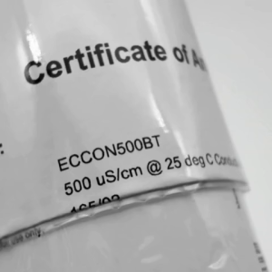 น้ำยาสอบเทียบค่าการนำไฟฟ้า 500us/cm  480 ml EUTECH