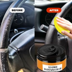 Imitation Leather Repair Paste for Steering Wheels and Car Seats - Restore Faded Imitation Leather Repair Tears and Scratches.