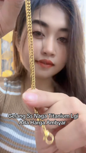 Gelang Rantai Titanium Ss Naga Dewasa