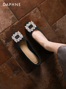 Daphne | Black Ballerina Single Shoes Flats