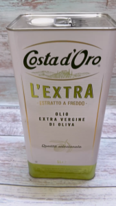 CAN THIẾC EXTRA LỚN 5 Lít - DẦU Ô LIU NGUYÊN CHẤT ÉP LẠNH COSTA D’ORO Cold Extracted Extra Virgin Olive Oil