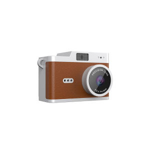 Kebidumei | Kebidumei Retro Digital Camera 1080P Video Recorder Built-in Flash Lamp 0.96 Inch Screen Portable Thumb Camera Keychain for Kids