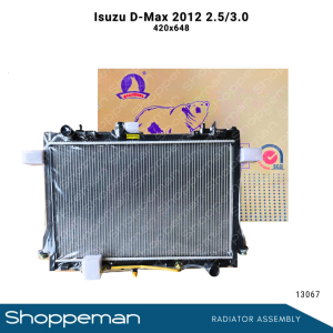 13067 ISUZU D-MAX DMAX 2012 2.5 3.0 RADIATOR ASSEMBLY A/T 420x648x26mm PA26 1ROW 8-98137276-4
