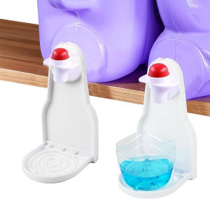 LMETJMA 2 Cái Giá Đựng Cốc Nước Giặt Có Khay Chống Nhỏ Giọt Nâng Cấp Giá Đựng Cốc Bằng Nhựa Không Chứa BPA Để Bảo Quản Đồ Giặt Có Thể Tái Sử Dụng