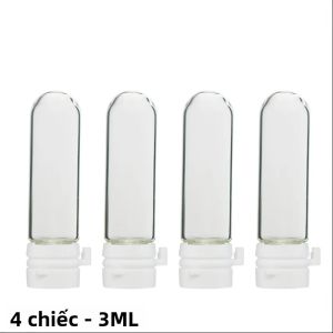 4/8 Chiếc Chai Du Lịch Chống Rò Rỉ Trong Suốt Hộp Đựng Di Động Đựng Nước Tẩy Trang & Kem Dưỡng Da Có Nắp Lật Riêng Biệt