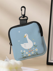 Large capacity coin wallets with duck patterns digital printed wallets and storage bags are ideal choices for gift giving