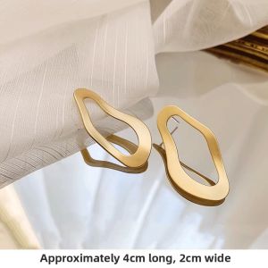 SRRMHYN | Retro Gold Geometric Circle Dangle Earrings