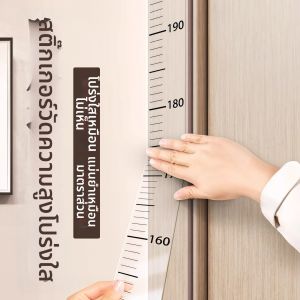 Removable Non-marking Transparent Height Measurement Sticker