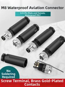 kuicc | Waterproof Small Sensor Connector 3 Pins