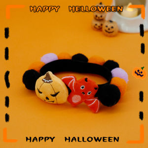 Adorable Pumpkin Pet Ball Necklace Plushie Cat Accessories Photo Propelling Costume Dog Pet Clothing Other Styles EGZ-19