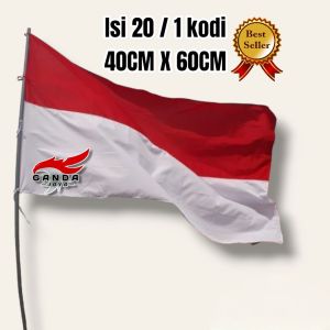20pcs / 1 kodi umbul umbul 17 Agustus bendera umbul umbul zigzag termurah