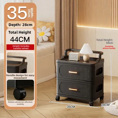 Slim Space Saving Drawer Storage Cabinet With Wheels