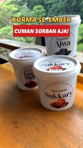 Kurma Sukari Ember Premium 850gram - Kurma Sukari Premium