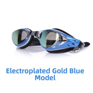 Keluojing | Electroplated Large Frame Comfortable Waterproof Fogproof Swim Goggles