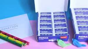 Ideal Concept Store | Pemadam Putih PVC Besar 5pcs Borong Murah | Pemadam Sekolah Pejabat Lukisan Alat Tulis