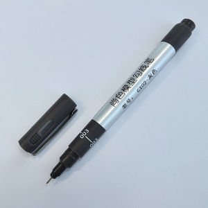Fashion Extremely Fine Hook Line Pen Gundam Model Hand-Made Color Special Oily Hook Line Mark Pen 0.15mm Black Gray and Brown