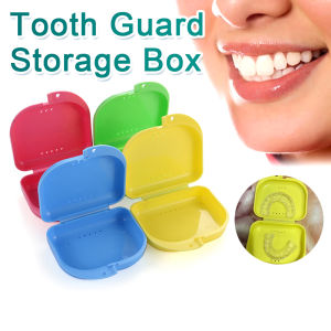 Dental Retainer Case Mouthguard Denture Storage Case Box With Air Hole Oral Hygiene Supplies Organizer Storage Case