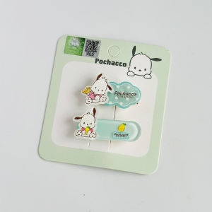 Adorable Mini Hair Clips for Girls Childrens Folded Hair Kitty Cat Design Sanrio Brand Cute Style Baby Girl Hair Accessories