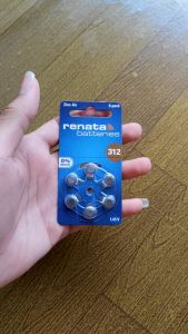 Renata 312 Baterai alat bantu dengar Renata ZA 312 Hearing Aid Battery